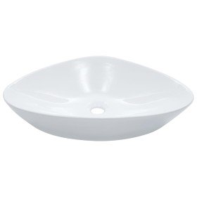 Lavabo 58,5x39x14 cm cerámica blanco