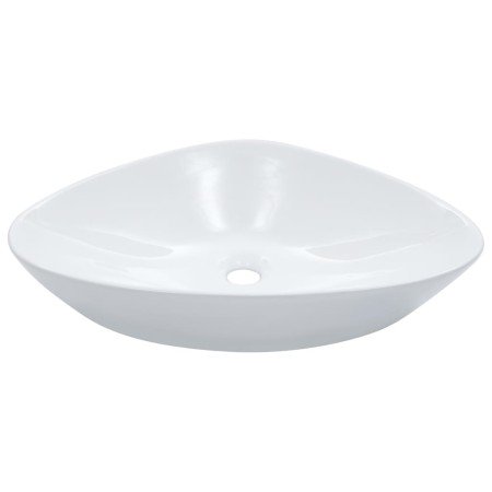 Lavabo 58,5x39x14 cm cerámica blanco