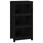 Estantería madera maciza de pino negra 50x35x97 cm en Librerías y estanterías | Comprar online en Foro24