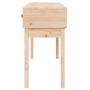 Mesa consola madera maciza de pino 114x40x75 cm