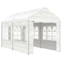 Pavillon mit weißem Polyethylendach 4,46 x 2,28 x 2,69 m von vidaXL, Zelte und Pavillons - Ref: Foro24-3155478, Preis: 224,46...