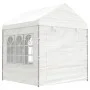Pavillon mit weißem Polyethylendach 4,46 x 2,28 x 2,69 m von vidaXL, Zelte und Pavillons - Ref: Foro24-3155478, Preis: 230,87...