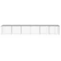 Gallinero con techo acero galvanizado gris claro 603x98x90 cm de vidaXL, Jaulas y habitáculos para animales pequeños - Ref: F...