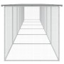 Chicken coop with light gray galvanized steel roof 603x98x90 cm by vidaXL, Cages and habitats for small animals - Ref: Foro24...