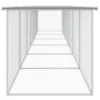 Gallinero con techo acero galvanizado gris claro 603x98x90 cm de vidaXL, Jaulas y habitáculos para animales pequeños - Ref: F...