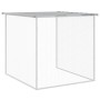Chicken coop with light gray galvanized steel roof 603x98x90 cm by vidaXL, Cages and habitats for small animals - Ref: Foro24...