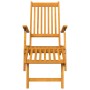 Gartenstühle mit Fußstützen, 2 Stück Massivholz aus Akazie von vidaXL, Liegen - Ref: Foro24-3120438, Preis: 231,56 €, Rabatt: %
