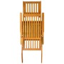 Gartenstühle mit Fußstützen, 2 Stück Massivholz aus Akazie von vidaXL, Liegen - Ref: Foro24-3120438, Preis: 231,56 €, Rabatt: %