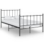 Estructura de cama de metal negro 120x200 cm de vidaXL, Camas y somieres - Ref: Foro24-324952, Precio: 107,04 €, Descuento: %