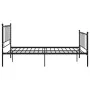 Schwarzer Metallbettrahmen 120x200 cm von vidaXL, Betten und Lattenroste - Ref: Foro24-324952, Preis: 106,03 €, Rabatt: %