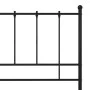 Schwarzer Metallbettrahmen 120x200 cm von vidaXL, Betten und Lattenroste - Ref: Foro24-324952, Preis: 106,03 €, Rabatt: %