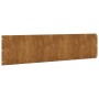 Bordes de césped acero corten flexible 10 piezas 25x103 cm