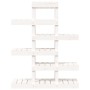 Soporte para plantas madera maciza pino blanco 85x25x109,5 cm