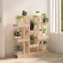 Soporte para plantas madera maciza de pino 104,5x25x109,5 cm