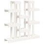 Soporte para plantas madera maciza pino blanco 104,5x25x109,5cm