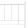 Bettgestell aus weißem Metall, 120 x 200 cm von vidaXL, Betten und Lattenroste - Ref: Foro24-324953, Preis: 96,58 €, Rabatt: %