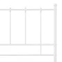 White metal bed frame 120x200 cm by vidaXL, Beds and slatted bases - Ref: Foro24-324953, Price: 95,40 €, Discount: %