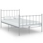 Estructura de cama de metal gris 120x200 cm de vidaXL, Camas y somieres - Ref: Foro24-324954, Precio: 93,84 €, Descuento: %