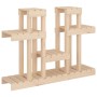 Soporte para plantas madera maciza de pino 104,5x25x77,5 cm