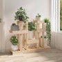 Soporte para plantas madera maciza de pino 104,5x25x77,5 cm