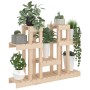 Soporte para plantas madera maciza de pino 104,5x25x77,5 cm