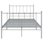 Estructura de cama de metal gris 120x200 cm de vidaXL, Camas y somieres - Ref: Foro24-324954, Precio: 93,84 €, Descuento: %