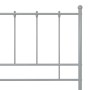 Estructura de cama de metal gris 120x200 cm de vidaXL, Camas y somieres - Ref: Foro24-324954, Precio: 93,84 €, Descuento: %