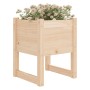 Jardinera de madera maciza de pino 40x40x52,5 cm en Maceteros y jardineras | Comprar online en Foro24