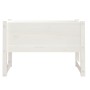 Jardinera madera maciza de pino blanco 78x40x52 cm en Maceteros y jardineras | Comprar online en Foro24