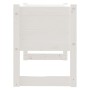 Jardinera madera maciza de pino blanco 78x40x52 cm en Maceteros y jardineras | Comprar online en Foro24
