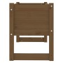 Jardinera madera maciza de pino marrón miel 78x40x52 cm en Maceteros y jardineras | Comprar online en Foro24