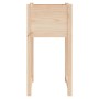 Jardinera 2 unidades madera maciza de pino 40x40x81 cm