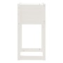 Jardinera madera maciza de pino blanco 40x40x81 cm en Maceteros y jardineras | Comprar online en Foro24
