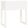 Jardinera madera maciza de pino blanco 78x40x81 cm