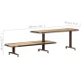 TV-Schrank aus massivem Mangoholz, 160 x 30 x 40 cm von vidaXL, TV-Möbel - Ref: Foro24-321960, Preis: 72,33 €, Rabatt: %