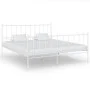 Bettgestell aus weißem Metall, 180 x 200 cm von vidaXL, Betten und Lattenroste - Ref: Foro24-324962, Preis: 114,32 €, Rabatt: %