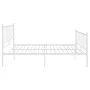 Bettgestell aus weißem Metall, 180 x 200 cm von vidaXL, Betten und Lattenroste - Ref: Foro24-324962, Preis: 114,32 €, Rabatt: %