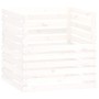 Compostador de madera maciza de pino blanco 80x80x78 cm