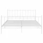 White metal bed frame 180x200 cm by vidaXL, Beds and slatted bases - Ref: Foro24-324962, Price: 114,32 €, Discount: %