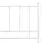 White metal bed frame 180x200 cm by vidaXL, Beds and slatted bases - Ref: Foro24-324962, Price: 114,32 €, Discount: %