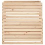 Compostador de madera maciza de pino 100x100x102 cm