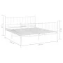 Bettgestell aus weißem Metall, 180 x 200 cm von vidaXL, Betten und Lattenroste - Ref: Foro24-324962, Preis: 114,32 €, Rabatt: %