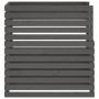 Compostador de madera maciza de pino gris 100x100x102 cm
