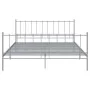 Gray metal bed frame 180x200 cm by vidaXL, Beds and slatted bases - Ref: Foro24-324963, Price: 124,40 €, Discount: %