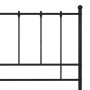 Black metal bed frame 200x200 cm by vidaXL, Beds and slatted bases - Ref: Foro24-324964, Price: 123,25 €, Discount: %