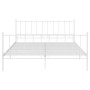 Bettgestell aus weißem Metall, 200 x 200 cm von vidaXL, Betten und Lattenroste - Ref: Foro24-324965, Preis: 95,12 €, Rabatt: %