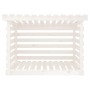Leñero de madera maciza de pino blanco 108x73x79 cm