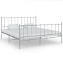Estructura de cama de metal gris 200x200 cm de vidaXL, Camas y somieres - Ref: Foro24-324966, Precio: 95,77 €, Descuento: %