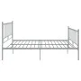 Graues Metallbettgestell 200x200 cm von vidaXL, Betten und Lattenroste - Ref: Foro24-324966, Preis: 94,46 €, Rabatt: %
