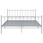 Estructura de cama de metal gris 200x200 cm de vidaXL, Camas y somieres - Ref: Foro24-324966, Precio: 95,77 €, Descuento: %